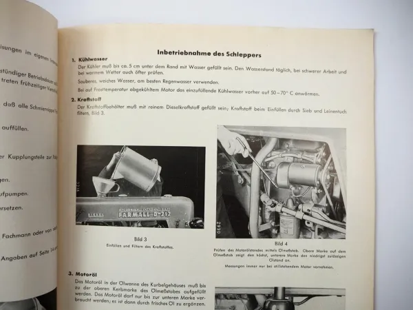 Original Mc Cormick IHC D-212 Farmall Betriebsanleitung Handbuch 1956