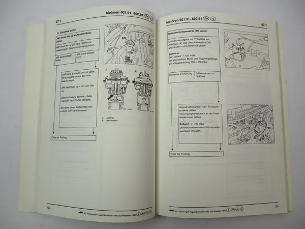 Original Mercedes Benz 124 126 201 R129 Werkstatthandbuch Neuerungen 1989