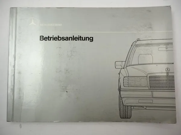 Original Mercedes-Benz E-Klasse 124T Kombi T-Modell Betriebsanleitung 1989