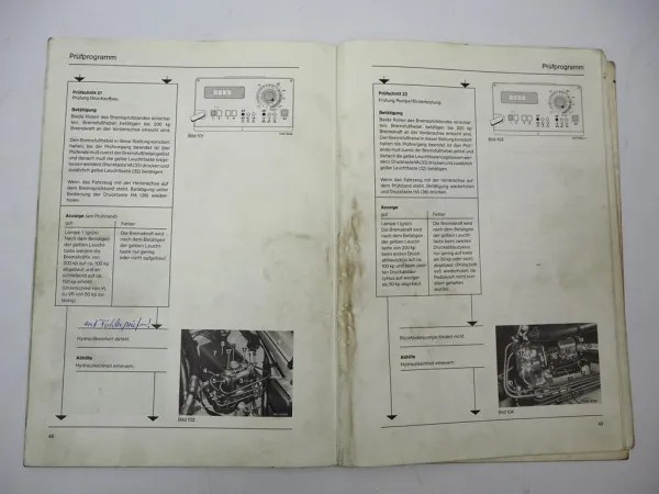 Original Mercedes-Benz Einführungsschrift ABS Antiblockiersystem Typ 116 – 1978
