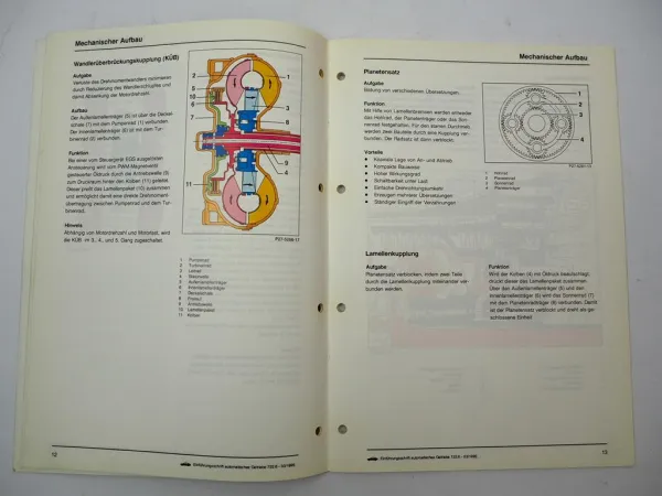 Original Mercedes-Benz Einführungsschrift Automatikgetriebe 722.6 W5A580 - 1995