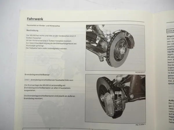 Original Mercedes Benz M-Klasse Typ 163 Einführungsschrift Neuerungen 1999