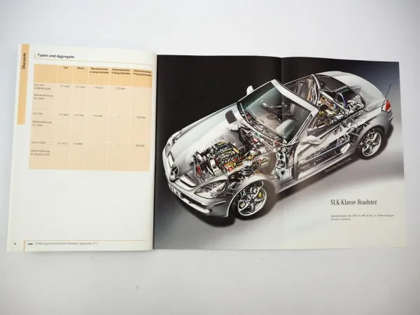 Original Mercedes Benz R171 Roadster SLK 200 350 55 AMG Einführungsschrift 2004