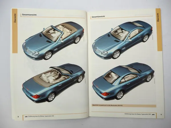 Original Mercedes Benz R230 Roadster SL 500 55 AMG Einführungsschrift 2001