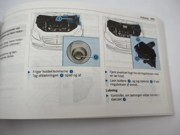 Original Mercedes-Benz S-Klasse Instruktionsbog Type W222 Betjeningsvejledning