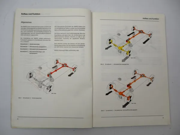 Original Mercedes-Benz Werkstatthandbuch 4MATIC Allrad Baureihe 124 – 04/1987