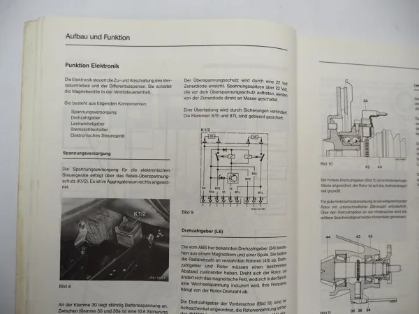 Original Mercedes-Benz Werkstatthandbuch 4MATIC Allrad Baureihe 124 – 04/1987