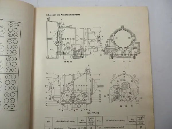 Original Mercedes-Benz Werkstatthandbuch Automatisches DB-Getriebe – 05/1966