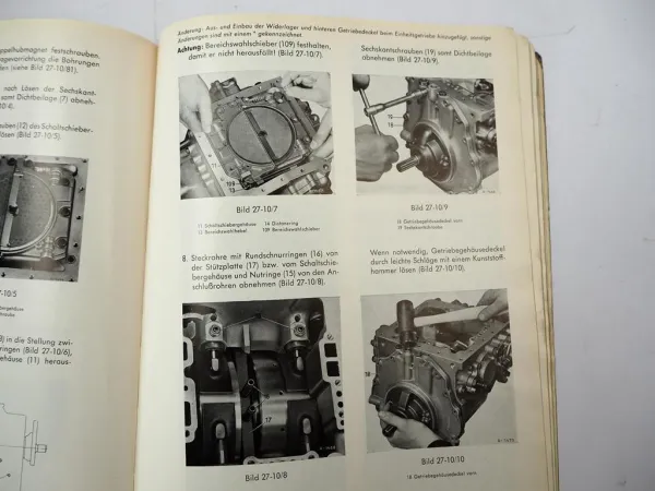 Original Mercedes-Benz Werkstatthandbuch Automatisches DB-Getriebe – 05/1966