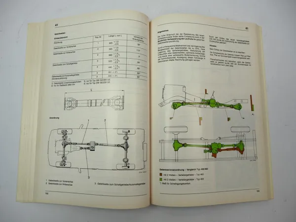 Original Mercedes-Benz Werkstatthandbuch G-Klasse Baureihe 463 – 1990