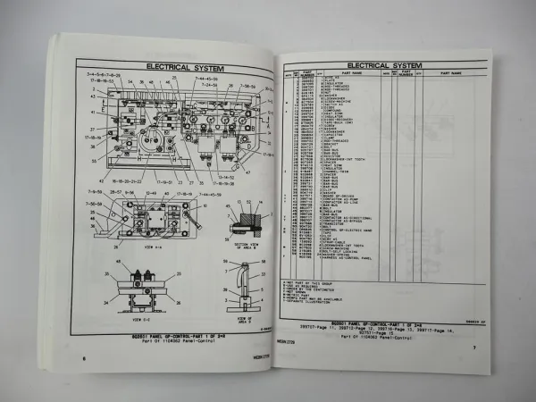 Original Mitsubishi FBS 13 15 18 Forklift Truck Parts List Ersatzteilliste 1994