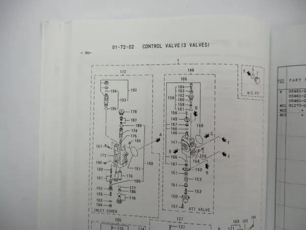 Original Mitsubishi FD 15 18 K Forklift Spare Parts List Ersatzteilliste 1999