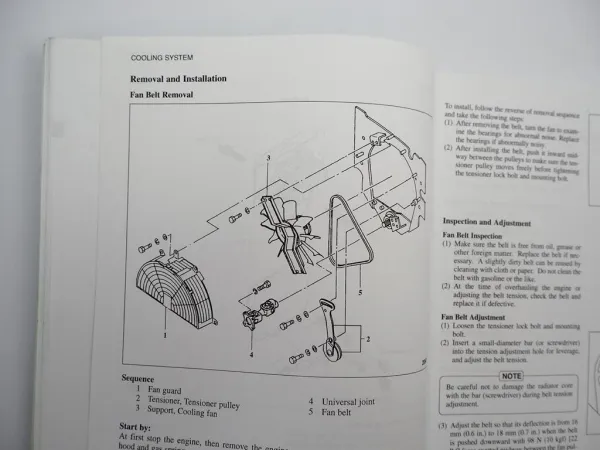 Original Mitsubishi FG FD 15 18 20 25 30 35 K Forklift Truck Service Manual 2000