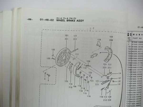 Original Mitsubishi FG FD 30 35 A Forklift Truck Parts List Ersatzteilliste 1991