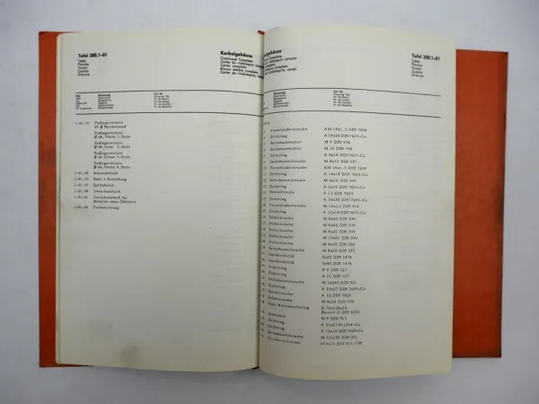 Original MWM AKD10Z Diesel Motor Betriebsanleitung Ersatzteilliste 1960er Jahre