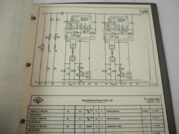 Original O&K E12 E15 Gabelstapler Betriebsanleitung Bedienung & Ersatzteilliste