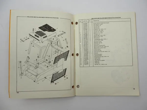 Original OMC 441 Mustang Skid Loader Kompaktlader Parts Manual Ersatzteilliste