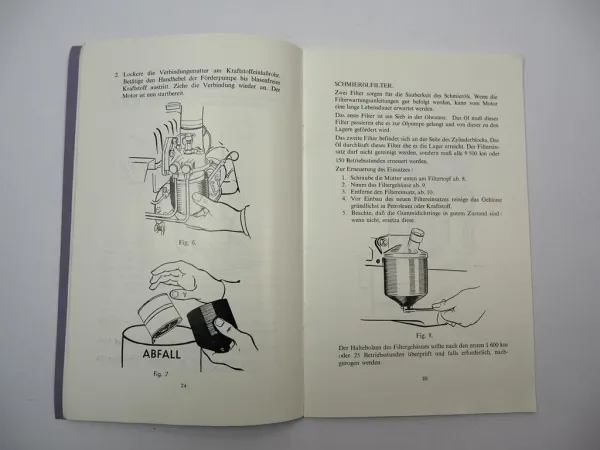 Original Perkins 4.99 Four 99 Dieselmotor Betriebsanleitung Bedienung 1959