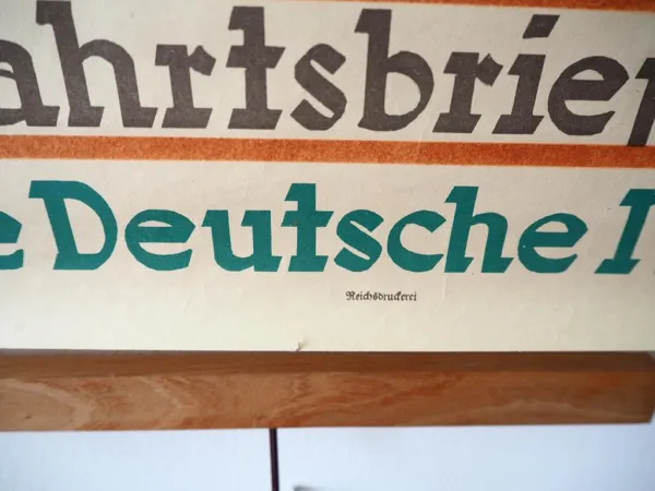 Original Plakat Deutsche Nothilfe 1928 Wohlfahrtsbriefmarke Glückspostkarte Post