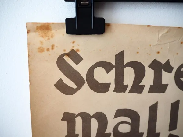 Original Plakat Deutsche Nothilfe 1928 Wohlfahrtsbriefmarke Glückspostkarte Post