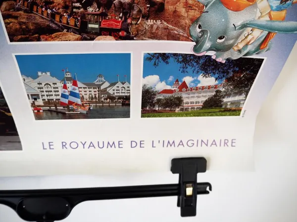 Original Plakat Disneyland Paris Resort Eröffnung 12. April 1992 Mickey Mouse