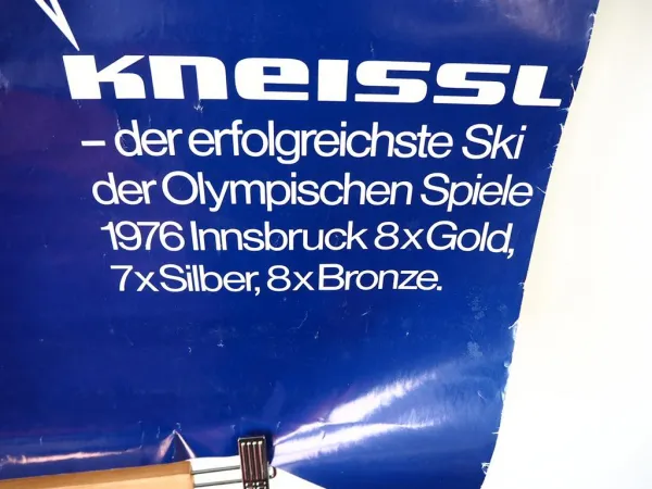 Original Plakat Kneissl Ski Olympiade 1976 Innsbruck Wintersport