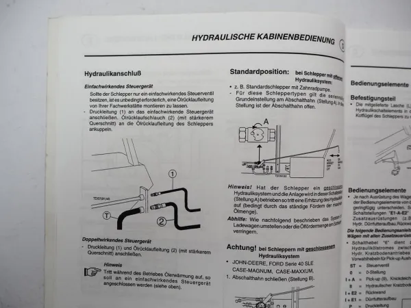 Original Pöttinger Profi GPI GPII Typ 537 539 Ladewagen Betriebsanleitung 1995