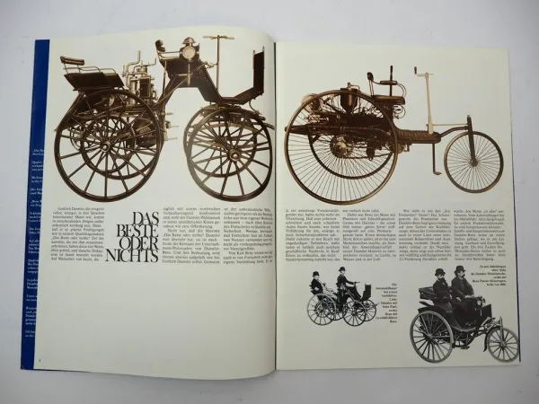 Original Prospekt 100 Jahre Daimler Benz Festschrift Jubiläumsschrift 1985