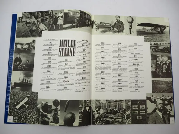 Original Prospekt 100 Jahre Daimler Benz Festschrift Jubiläumsschrift 1985