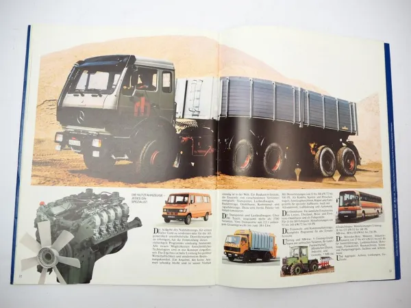 Original Prospekt 100 Jahre Daimler Benz Festschrift Jubiläumsschrift 1985