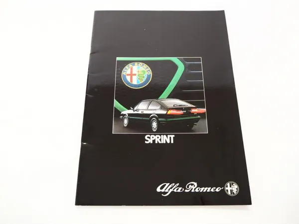 Original Prospekt Alfa Romeo Sprint 1.3 1.5 von ca. 1983