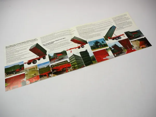 Original Prospekt Auwärter Landwirtschaftliche Anhänger Unimog Landtechnik
