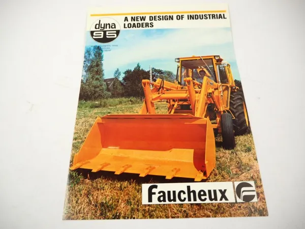 Original Prospekt Brochure Faucheux Industrielader Type R G for Tractors 1978