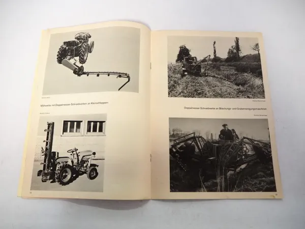 Original Prospekt Busatis Mähwerk an z.B. Unimog Deutz Fendt Schlepper 1968/69