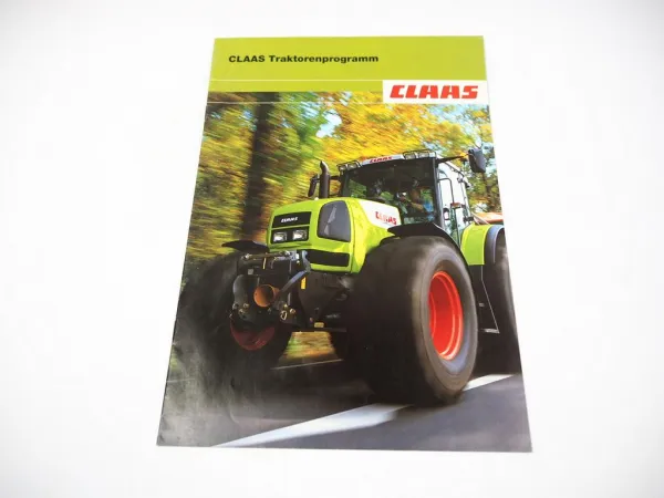 Original Prospekt Claas Celtis Ares Atles Xerion Dionis Traktorenprogramm 2003
