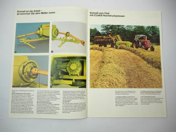 Original Prospekt Claas Dominant Constant Markant 40 50 Pressen 1978
