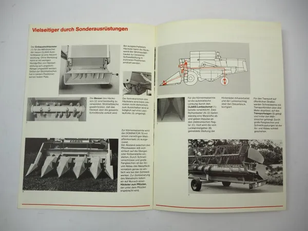 Original Prospekt Claas Dominator 56 76 Mähdrescher 1979 mit 20 Seiten