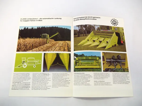 Original Prospekt Claas Dominator 85 85H 105 Mähdrescher 20 Seiten 1978