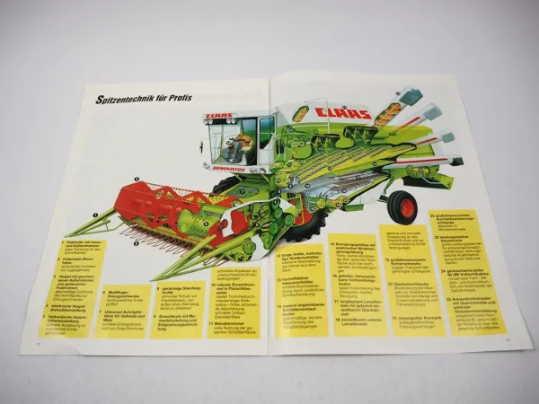 Original Prospekt Claas Dominator 88 SL Maxi Mähdrescher 07/1996