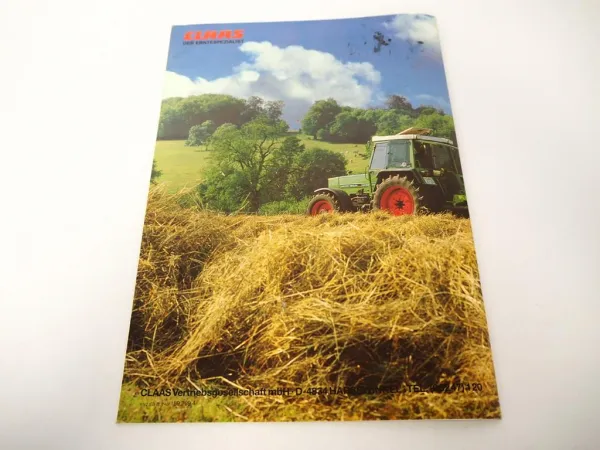 Original Prospekt Claas Ladewagen Sprint 300 - 445 K 300 T 445 P mit 24 Seiten