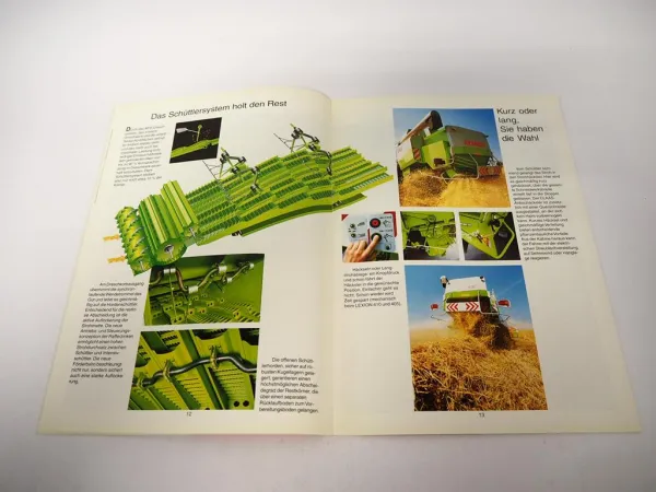 Original Prospekt Claas Lexion 405 - 460 Mähdrescher ca. 1990er Jahre