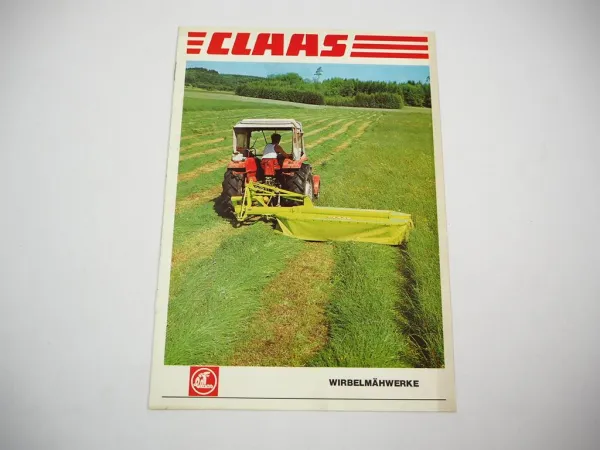 Original Prospekt Claas WM 20 24 25 30 Wirbelmähwerk mit technischen Daten 1978