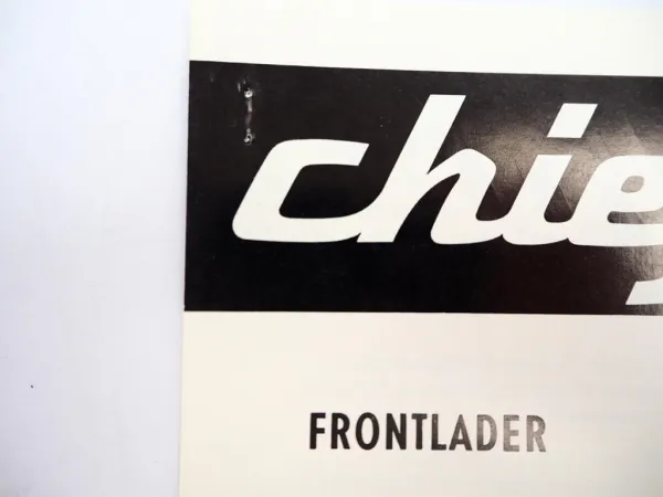 Original Prospekt Danlift Chief Frontlader am Deutz Traktor