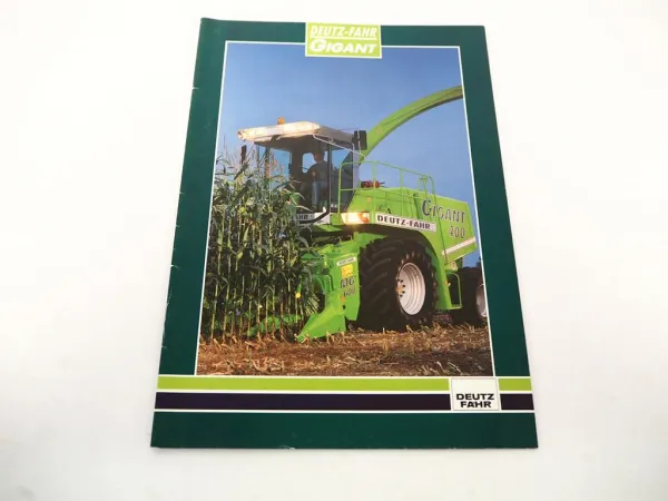 Original Prospekt Deutz Fahr Gigant Feldhäcksler 1997