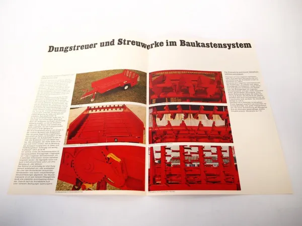 Original Prospekt Fahr Dungstreuer DS 25 30 40 System Köla Streuwerke