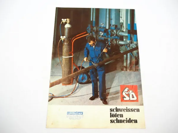 Original Prospekt Farel Schweissgeräte Schneidbrenner 1950er Jahre