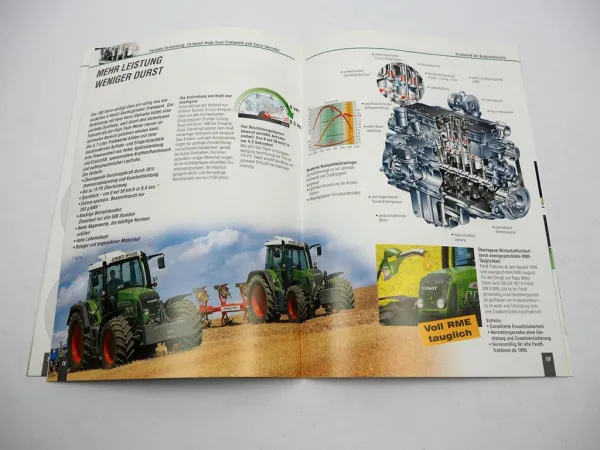 Original Prospekt Fendt 711 712 714 716 Vario Traktor 700er Serie ca. 2003