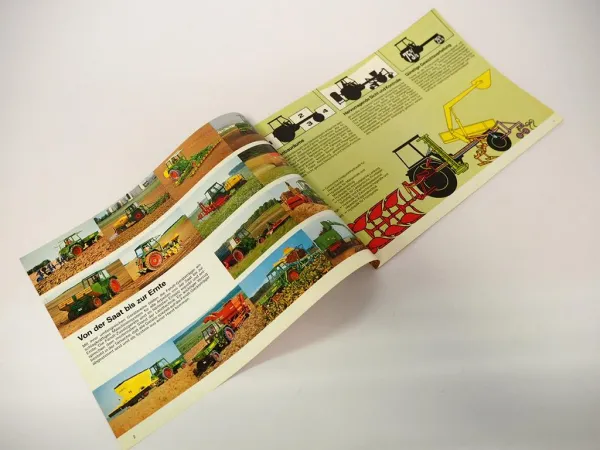Original Prospekt Fendt F 231 255 275 GT Geräteträger Arbeitsgeräte 1977