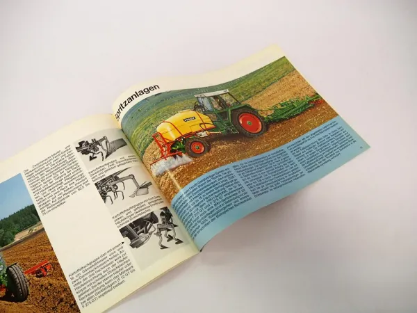 Original Prospekt Fendt F 231 255 275 GT Geräteträger Arbeitsgeräte 1977