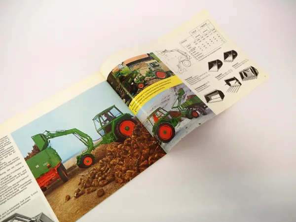 Original Prospekt Fendt F 231 255 275 GT Geräteträger Arbeitsgeräte 1977